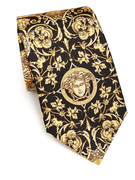 versace tie gold|Versace ties for men.